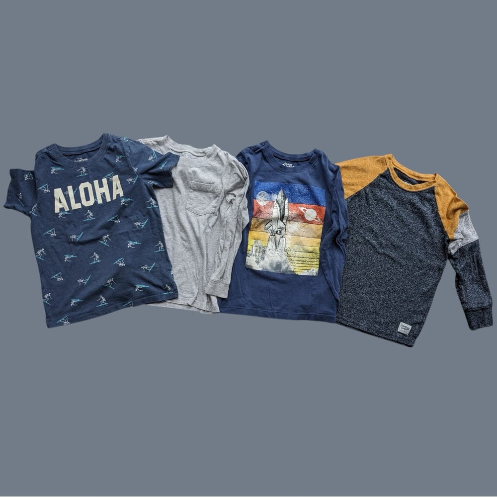 T-shirt bundle; (3) OshKosh (1) Carter’s